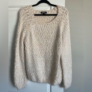 Fuzzy oversized sweater